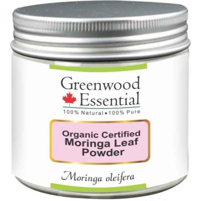 Buy Greenwood Essential Pure Moringa Leaf Powder (Moringa oleifera) 200gm Organic Certified 100% Natural Therapeutic Grade - Purplle