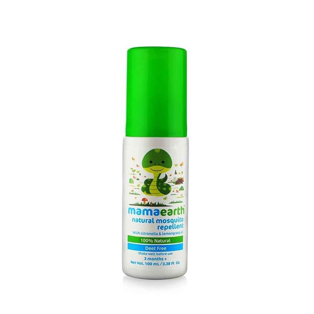 Buy Mamaearth Natural Mosquito Repellent For Babies (100 Ml, 3Months+) - Purplle
