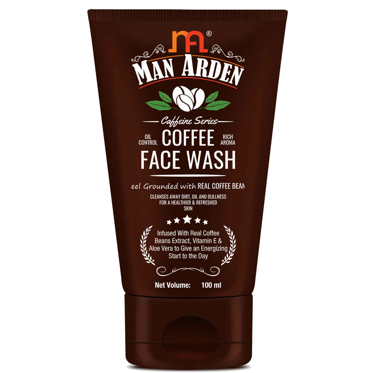 Buy Man Arden Recharge Coffee Face Wash 100ml - Cleanses Away Dirt, Oil and Dullness - Purplle