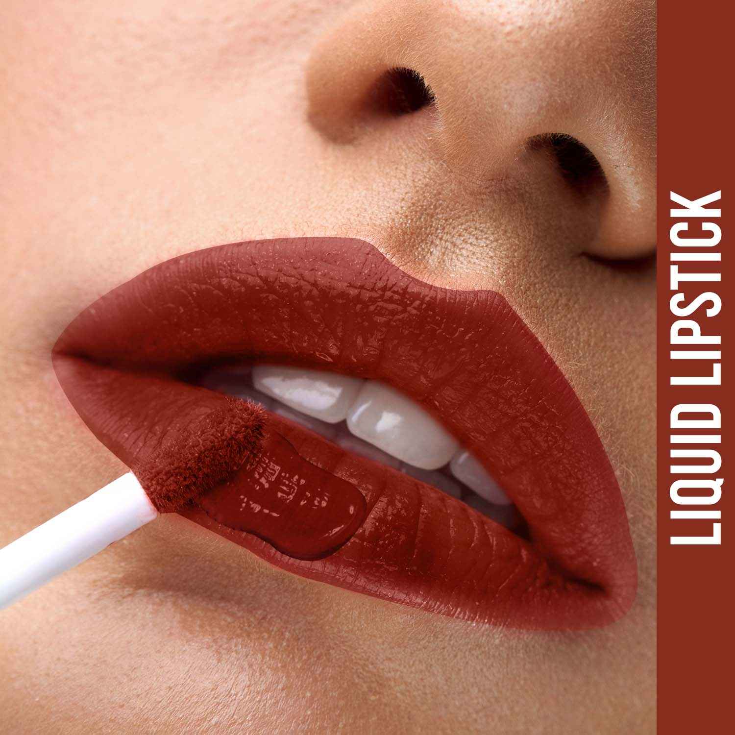Buy NY Bae Moisturizing Liquid Lipstick - Charlotte's Perfect Night 26 (2.7 ml) | Maroon | Matte Finish | Enriched with Vitamin E | Highly Pigmented | Non-Drying | Lasts Upto 12+ Hours | Weightless | Vegan | Cruelty & Paraben Free - Purplle