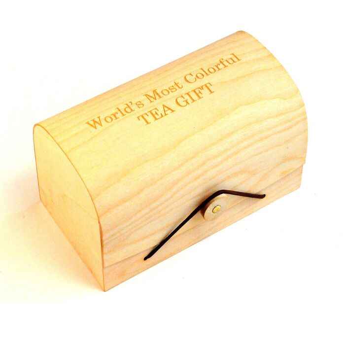 Buy Blue Tea Luxury Wooden Gift 21 Days Skin Cleanse Gift Pack | 42Cups - 21 Teabags - Purplle