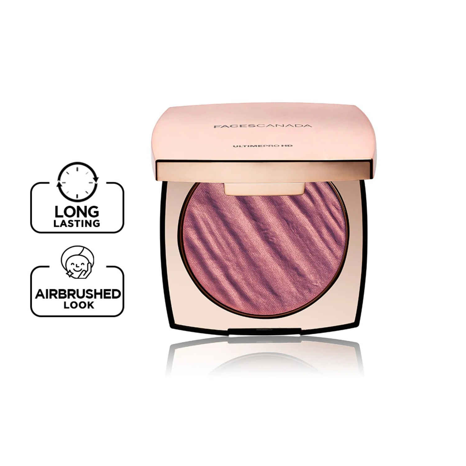 Buy FACES CANADA Ultime Pro HD Lights Camera Blush - Roseate, 6 gm | 2-in-1 Blush & Highlighter | Flawless Airbrushed Glow | Lightweight & Long Lasting | Easy To Blend | Silky Smooth Texture - Purplle