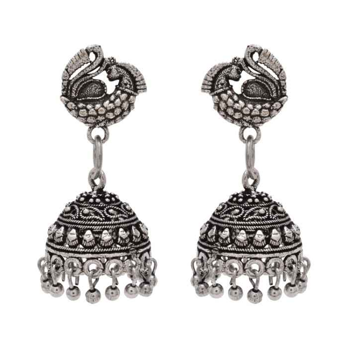 Buy Kord Store Special Peacock Design Indian Traditional Earring Jhumki KSEAR70070 - Purplle