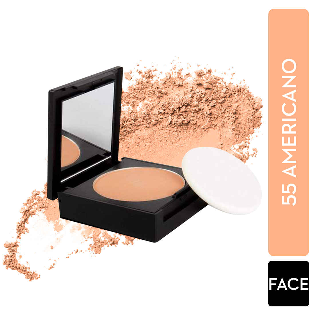 Buy SUGAR Cosmetics Dream Cover Matte Compact Powder With SPF 15 & Vitamin E | Pressed Setting Powder | Blurs Pores | 6gm - 55 Americano - Purplle