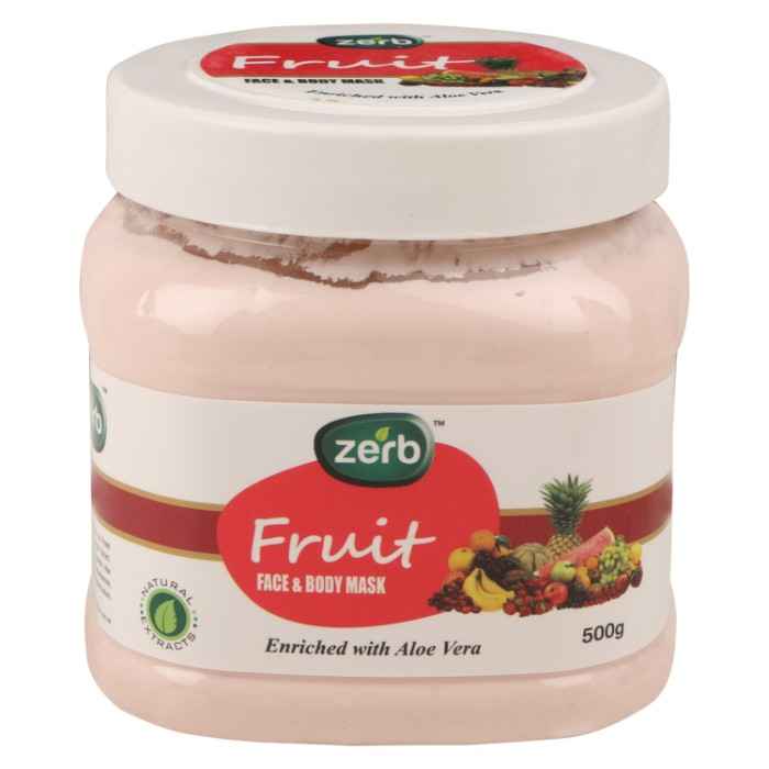 Buy Zerb Fruit Face and Body Mask for Soft Brightening Skin ideal for all Skin types - (500 g) - Purplle