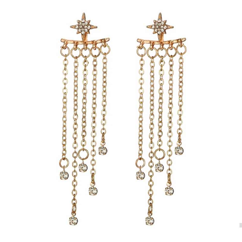Buy Ferosh Showing Stars Earrings - Purplle
