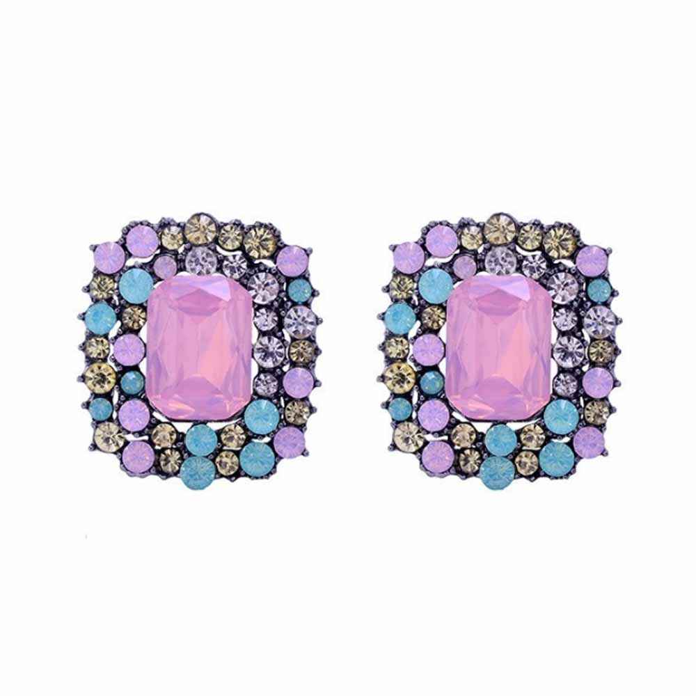 Buy Ferosh Roseus Stud Earrings - Purplle