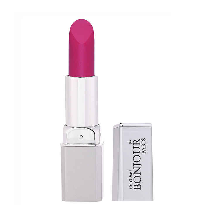 Buy Bonjour Paris Premium Super-Matt Lipstick (Matt Pink Candy) (4.2 g) - Purplle