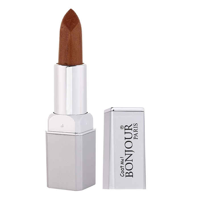 Buy Bonjour Paris Metallic Shine Lipstick (Metallic Earth) (4.2 g) - Purplle