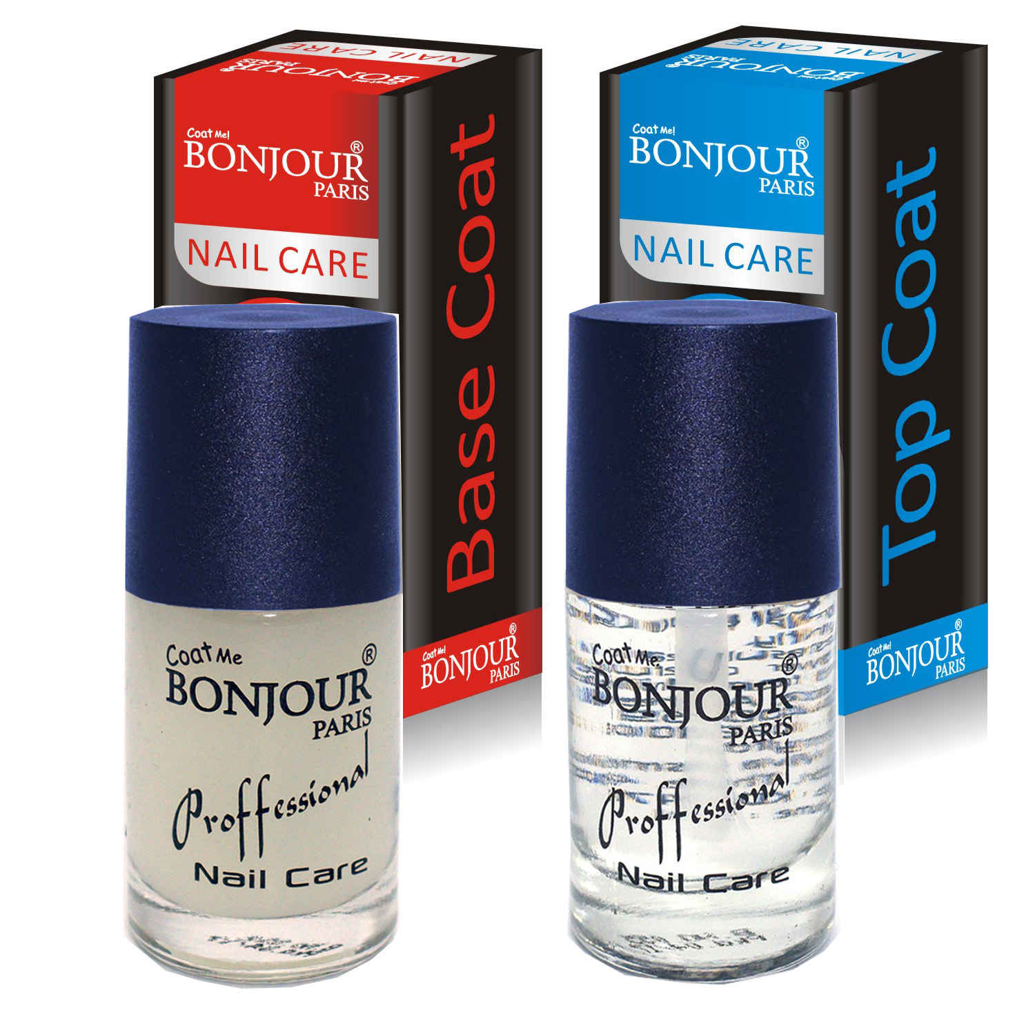 Buy Bonjour Paris Nail Polish Absolute Nail Lock for Top Coat/Base Coat (18 ml) - Purplle