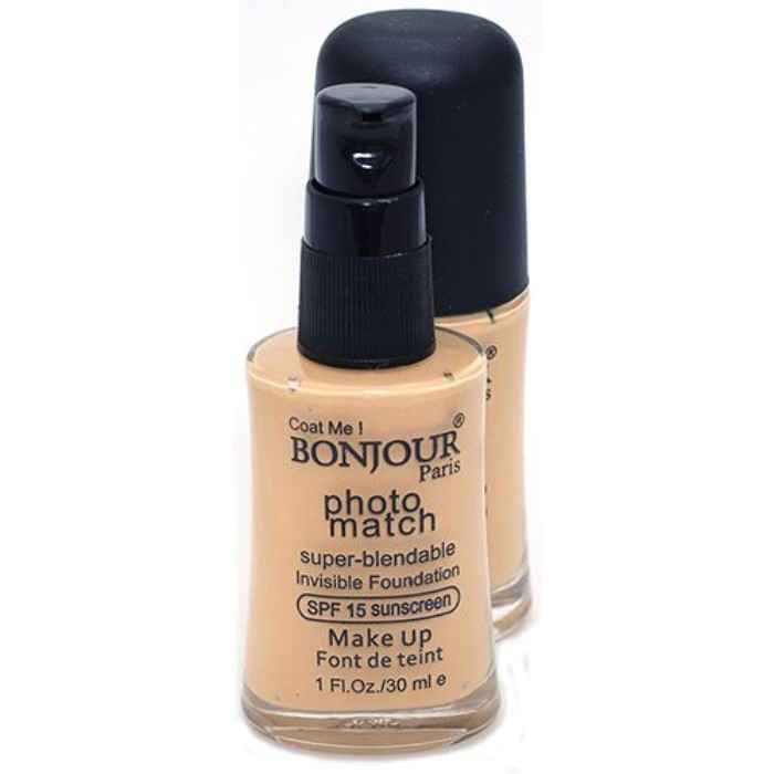 Buy Bonjour Paris Photo Match Invisible Foundation - Fair To Wheatish Skin (30 ml) - Purplle