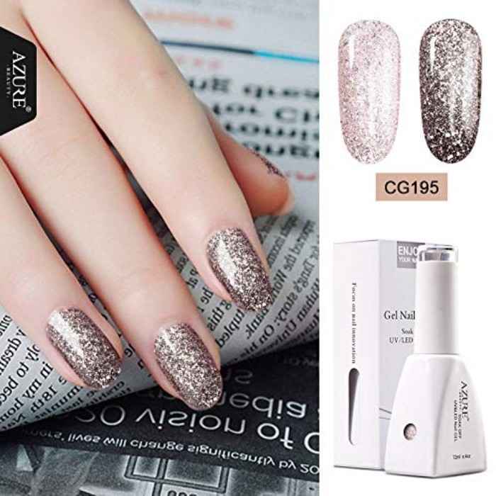 Buy Azure Beauty 2018 New Arrival Rose Gold gel nail polish primer Gel Lacquer nail gel lak gel polish Arts For Manicure (CG195) (12 ml) - Purplle
