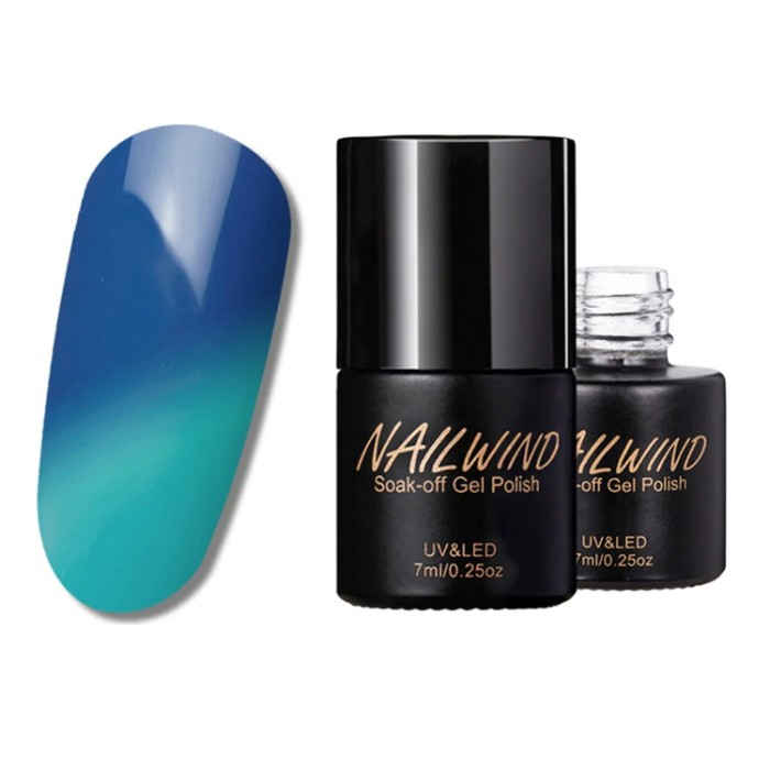Buy NAILWIND Temperature Changing Chameleon Gel Nail Polish UV Soak-Off Semi White Vernis Permanent Gel Varnishes Nail Art (NW-T19) (7 ml) - Purplle