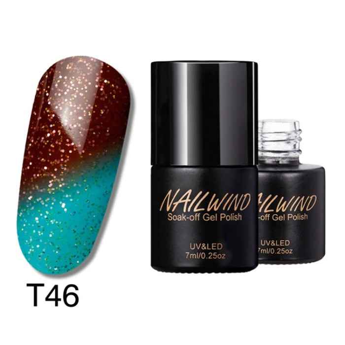Buy NAILWIND Temperature Changing Chameleon Gel Nail Polish UV Soak-Off Semi White Vernis Permanent Gel Varnishes Nail Art (NW-T46) (7 ml) - Purplle