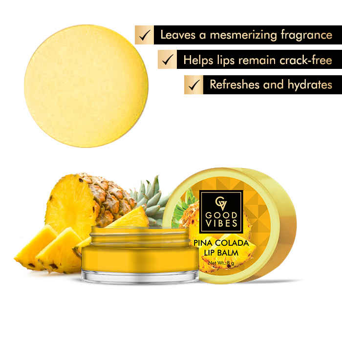 Buy Good Vibes Lip Balm - Pinacolada (8 gm) - Purplle