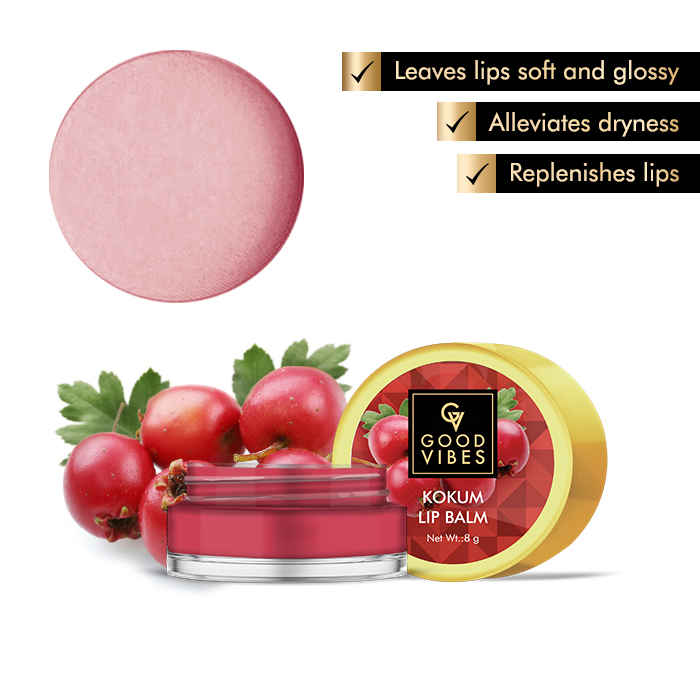 Buy Good Vibes Lip Balm - Kokum (8 gm) - Purplle