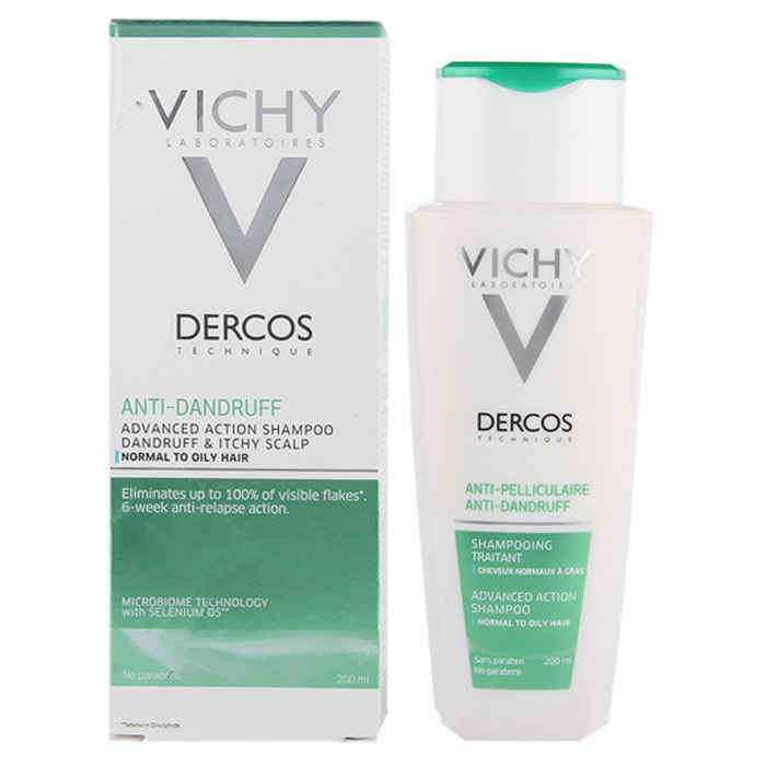 Buy Vichy Anti - Dandruff shampoo - Normal To Oily Hair (200 ml) - Purplle