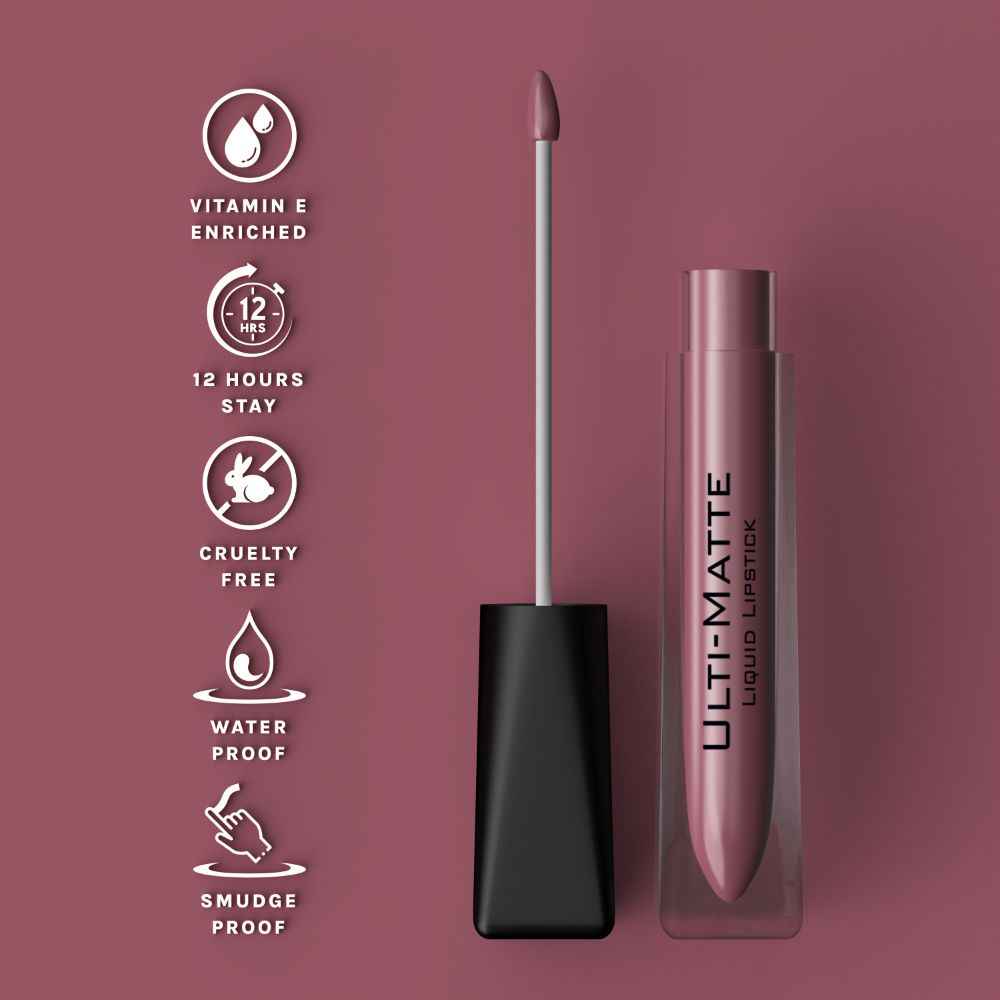 Buy Bella Voste I ULTI-MATTE LIQUID LIPSTICK I Silky Smooth & Light Weight Texture I Full Coverage With Pure Matte finish I NUDE LOVE (01) - 3.7 ml - Purplle