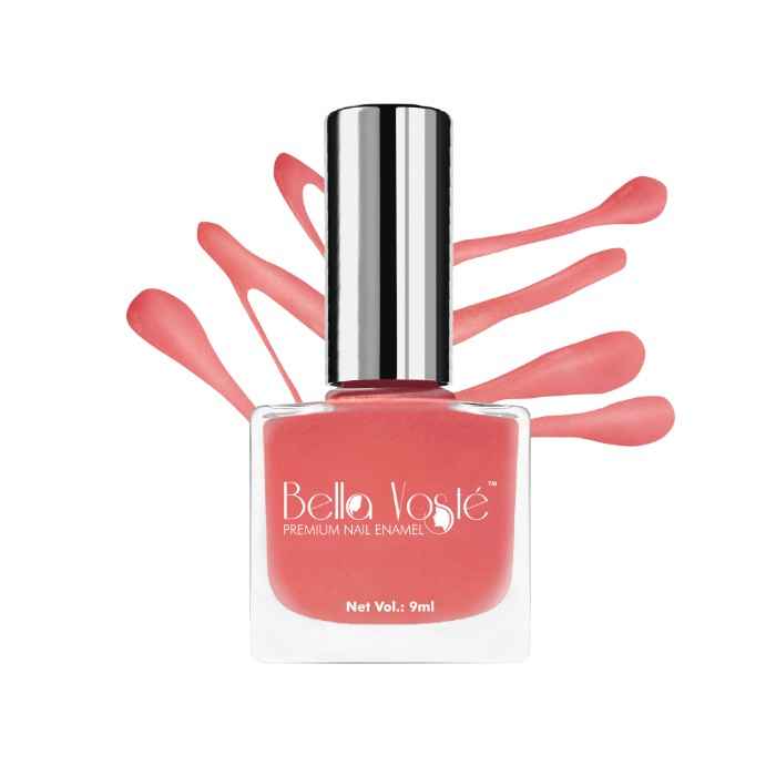 Buy Bella Voste Nail Paints Peachy Diamond (9 ml) - Purplle