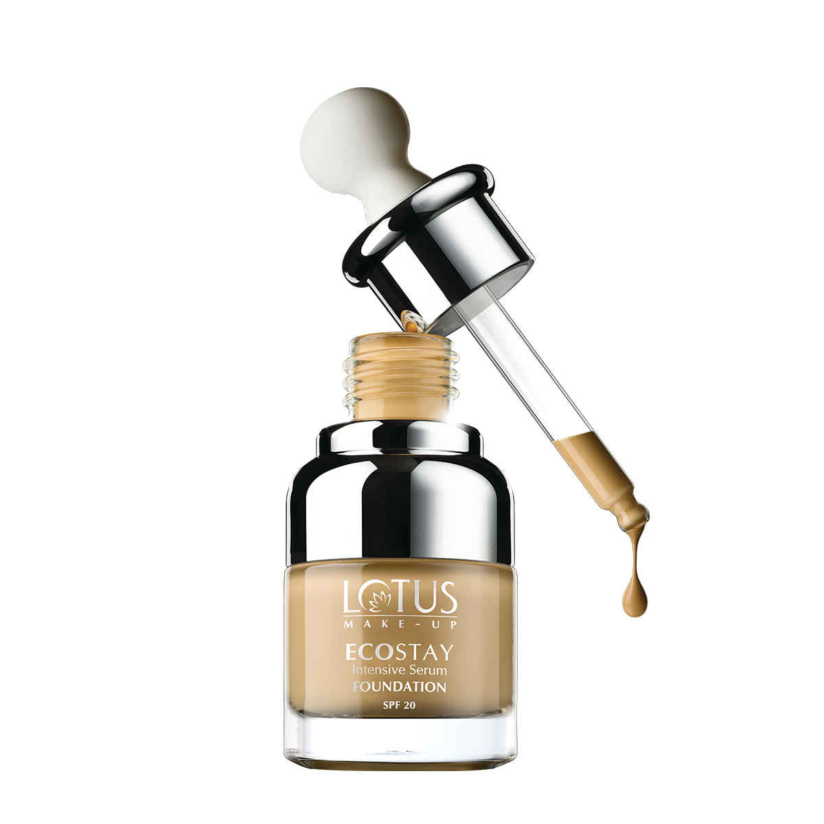 Buy Lotus Make-Up Ecostay Intensive Serum Foundation, Toast - Purplle