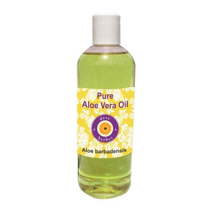 Buy Deve Herbes Pure Aloe Vera Oil (Aloe barbadensis) 100% Natural Therapeutic Grade (200 ml) - Purplle