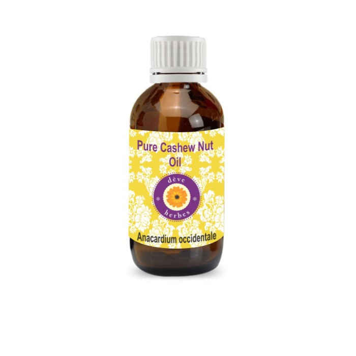 Buy Deve Herbes Pure Cashew Nut Oil (Anacardium occidentale) 100% Natural Therapeutic Grade (15 ml) - Purplle