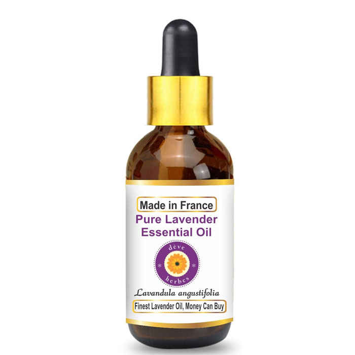 Buy Deve Herbes Pure Lavender Essential Oil (Lavandula angustifolia) (Made in France) with Glass Dropper Natural Therapeutic Grade Steam Distilled 5ml - Purplle