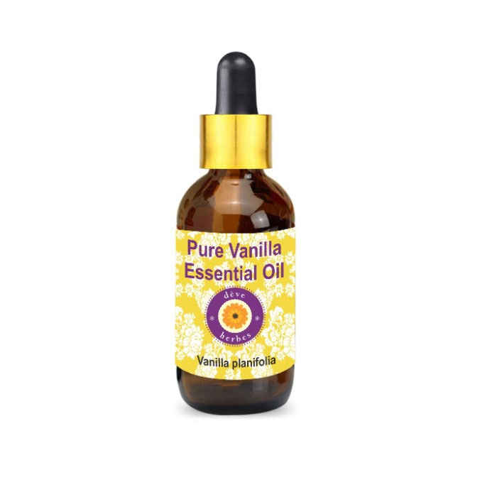 Buy Deve Herbes Pure Vanilla Essential Oil (Vanilla planifolia) with Glass Dropper Natural Therapeutic Grade Steam Distilled 30ml - Purplle