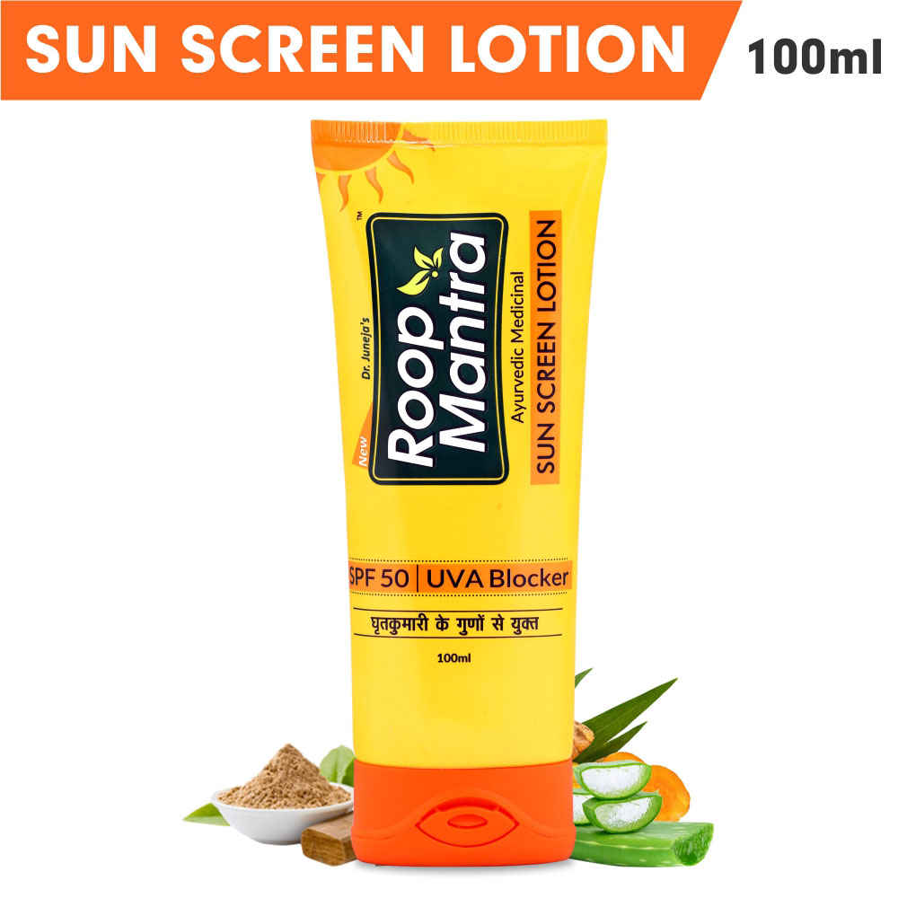 Buy Roop Mantra Sun Screen Lotion (100 ml) For Men & Women - Purplle