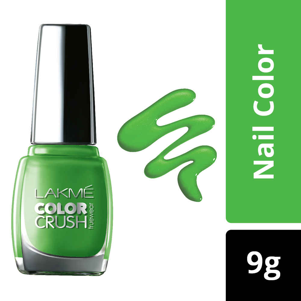Buy Lakme True Wear Color Crush Nail Color - Green 06 (9 ml) - Purplle