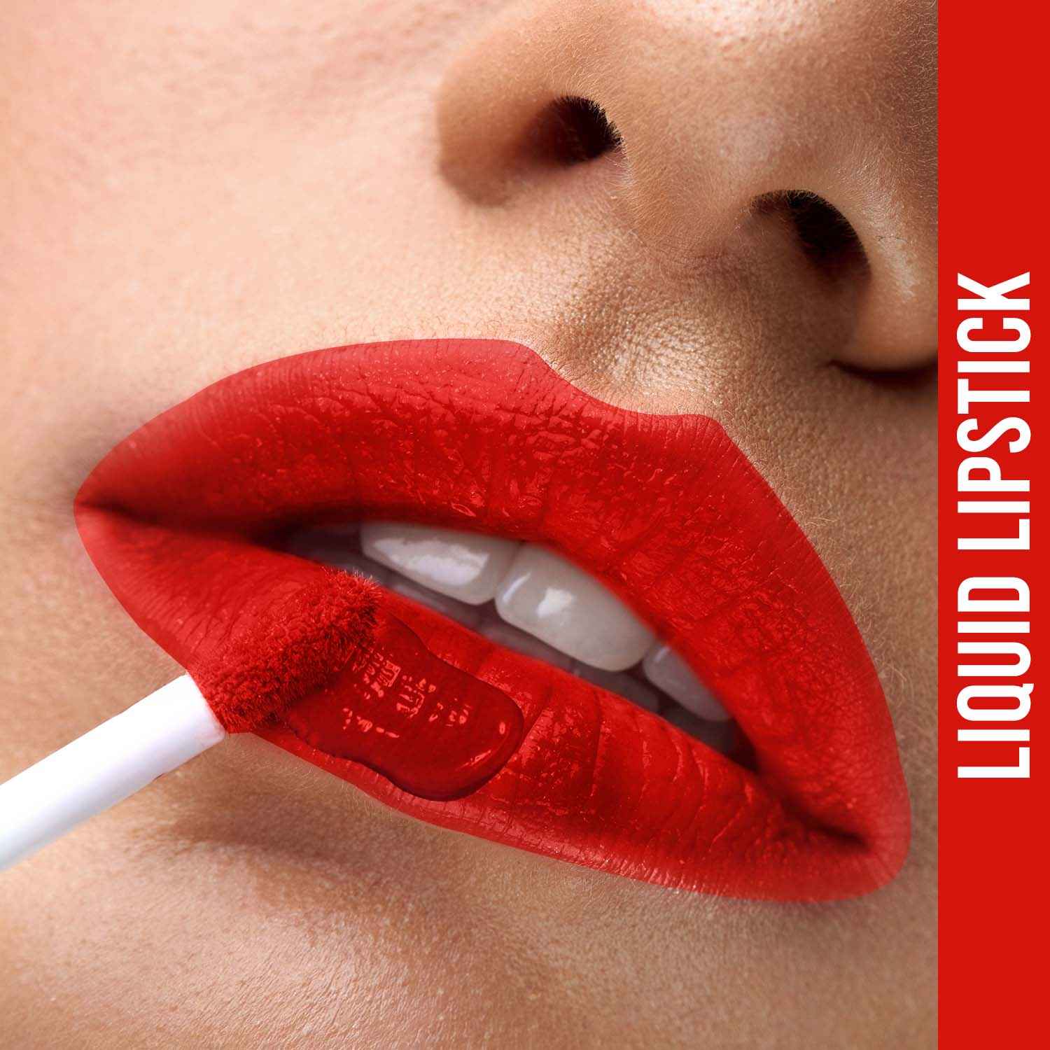 Buy NY Bae Moisturizing Liquid Lipstick - Big Apple Babe 4 (2.7 ml) | Red | Matte Finish | Enriched with Vitamin E | Highly Pigmented | Non-Drying | Lasts Upto 12+ Hours | Weightless | Vegan | Cruelty & Paraben Free - Purplle