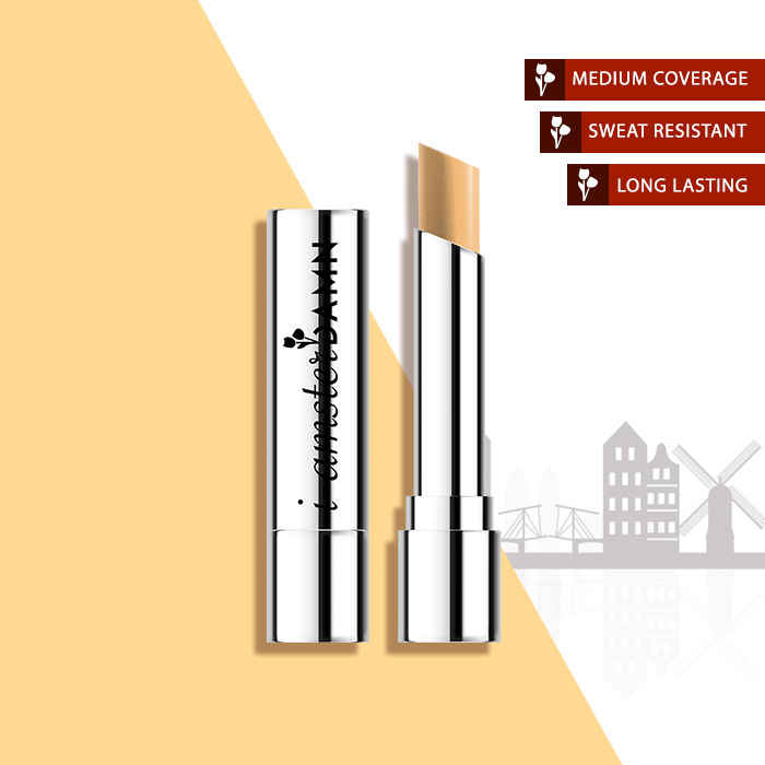 Buy I-AmsterDAMN Yellow Foundation Concealer Color Corrector Stick, Tulipa Botanical - Lilac Wonder (3.5 g) - Purplle