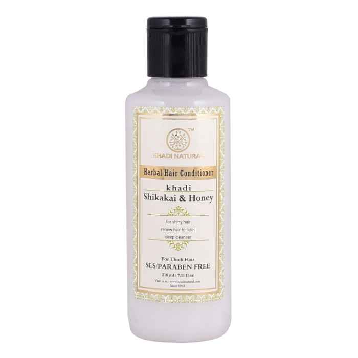 Buy Khadi Natural Ayurvedic Shikakai Honey Hair Cleanser Sls & Paraben Free (210 ml) - Purplle
