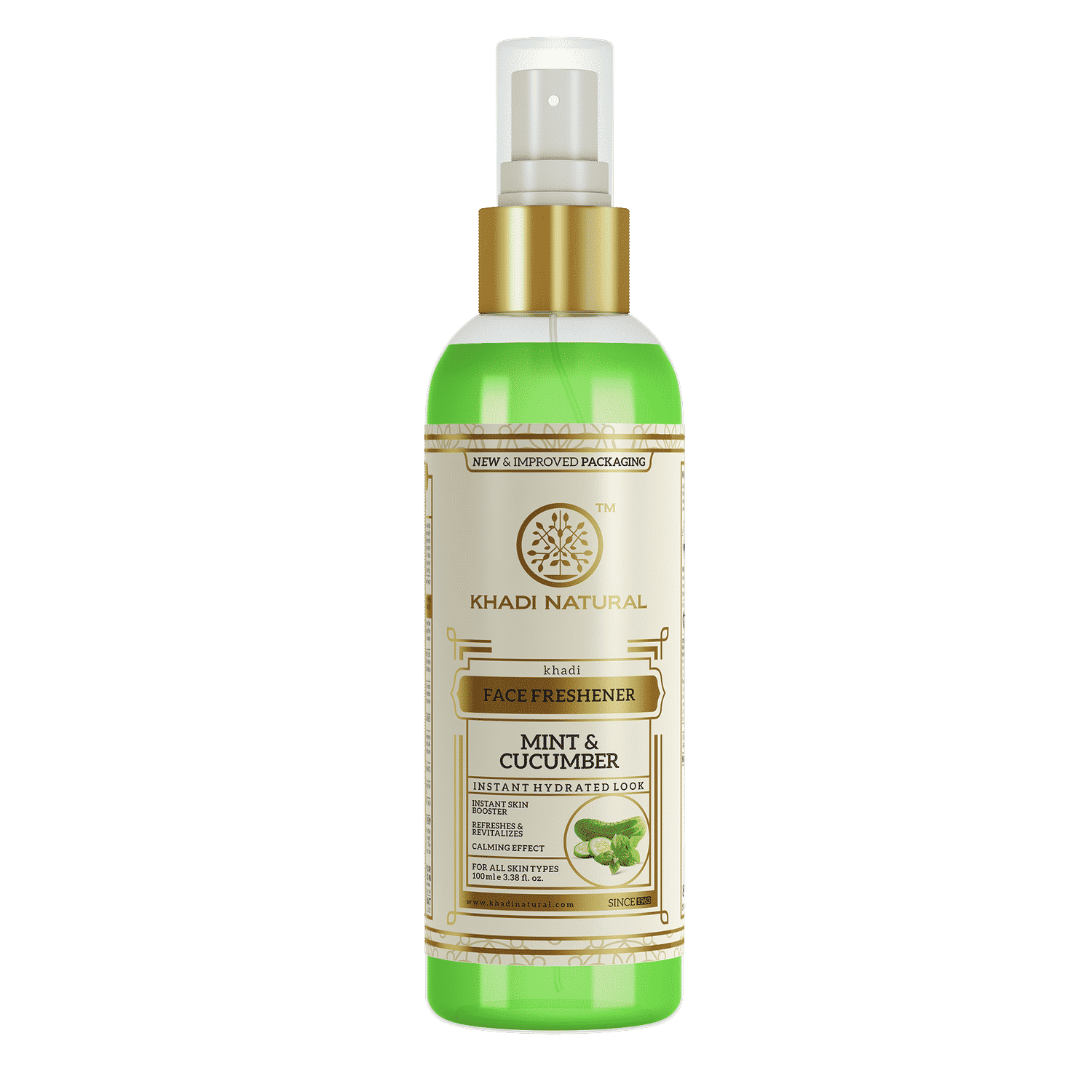 Buy Khadi Natural Ayurvedic Mint & Cucumber Face Spray (100 g) - Purplle