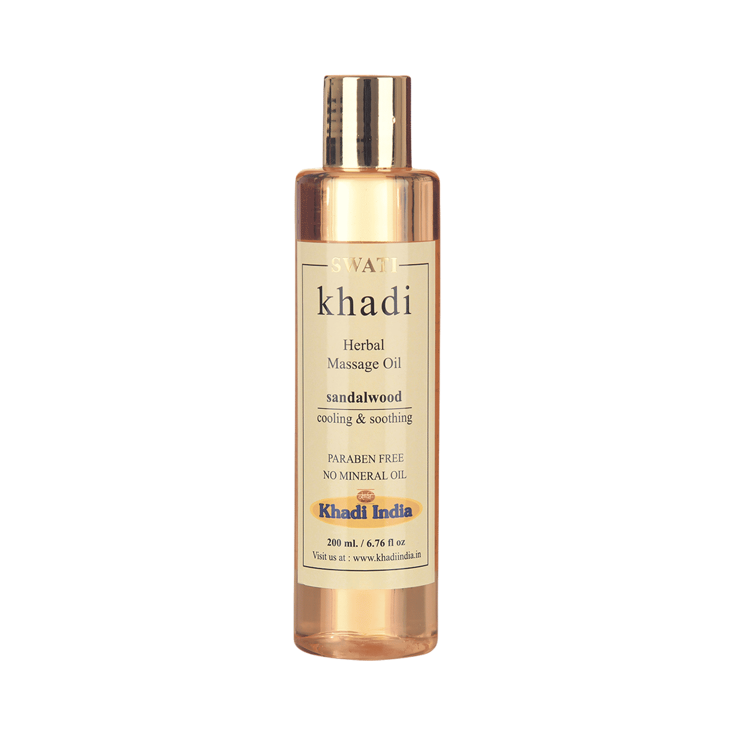 Buy Swati Khadi - Ayurvedic Massage TAIL - Sandalwood - Purplle