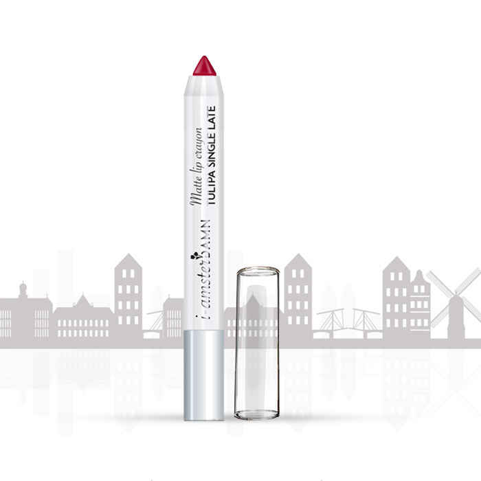 Buy I-AmsterDAMN Lip Crayon, Red, Tulipa Single Late - Dordogne 8 - Purplle