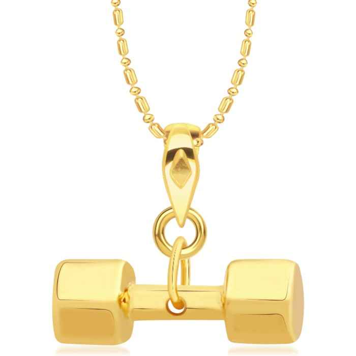 Buy Srikara Alloy Gold Plated CZ / AD Fashion Jewellery Pendant with Chain - SKP2153G - Purplle