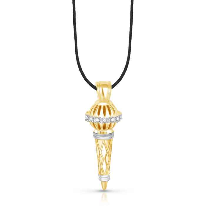 Buy Srikara Alloy Gold Plated CZ/AD Bajrangi Bhaijaan Fashion Jewelry Pendant Chain - SKP1427G - Purplle