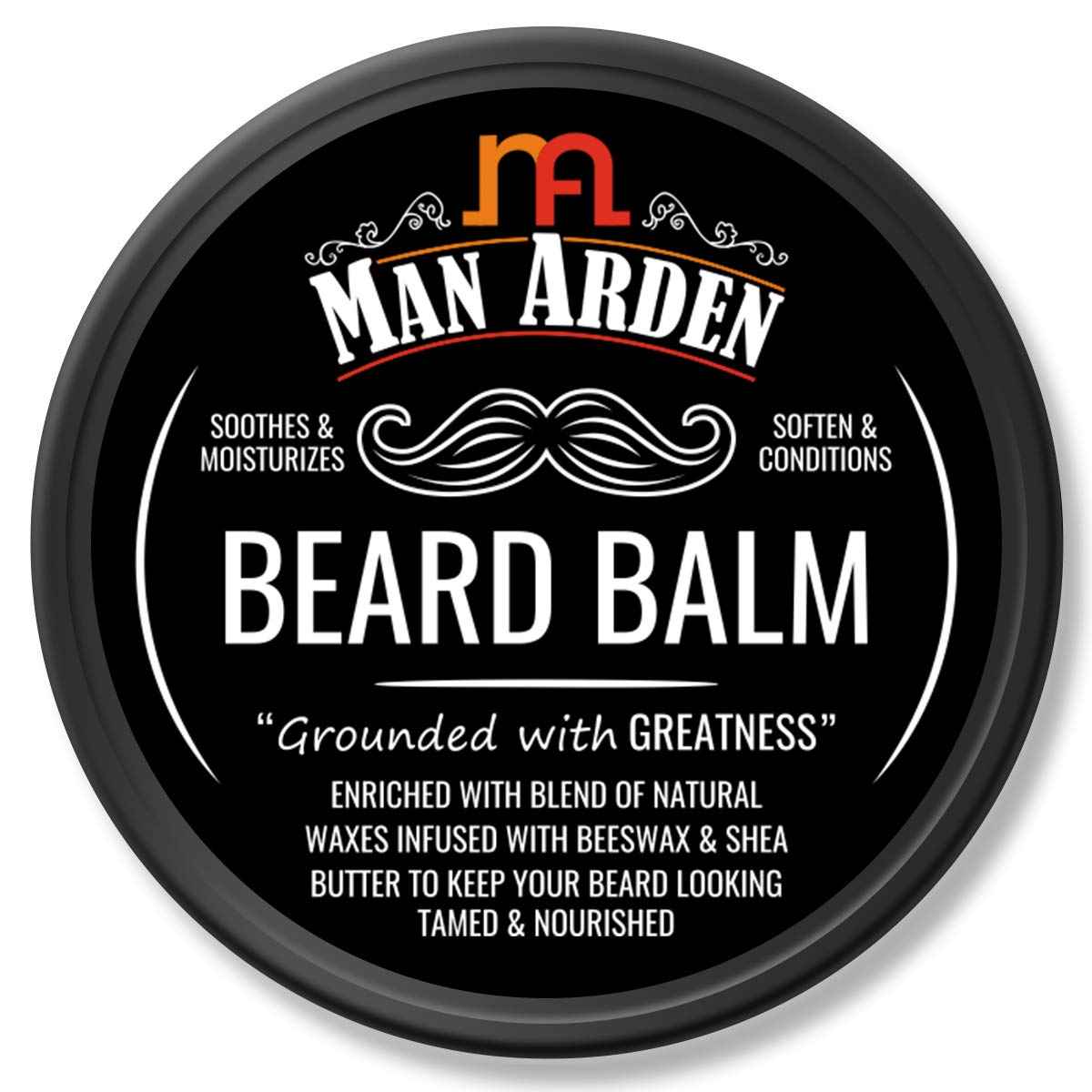Buy Man Arden Beard Balm - Soften & Moisturizes Beard with Beeswax & Shea Butter (50 g) - Purplle