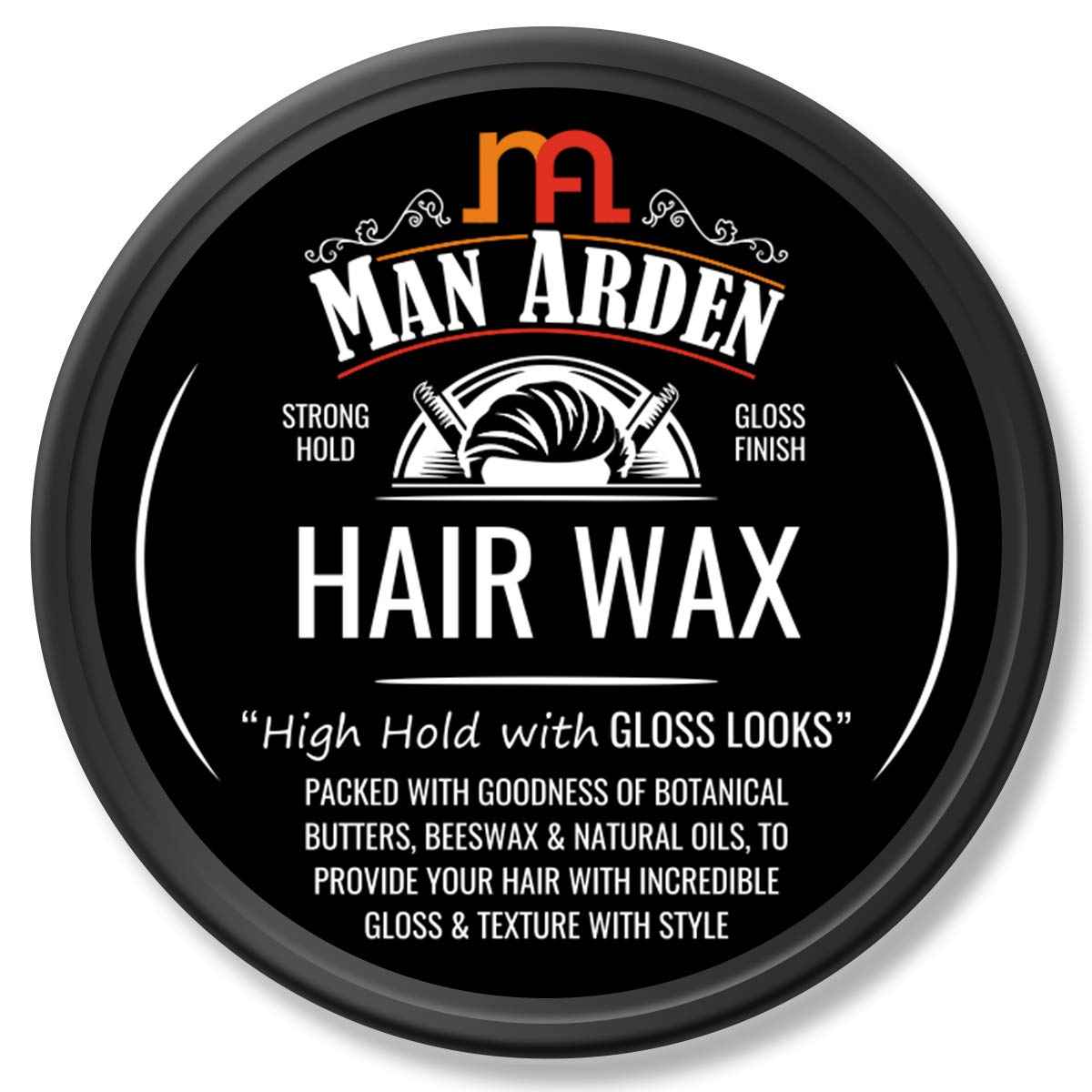 Buy Man Arden Hair Wax Shine - Styling with Strong Hold & Gloss Finish (50 g) - Purplle