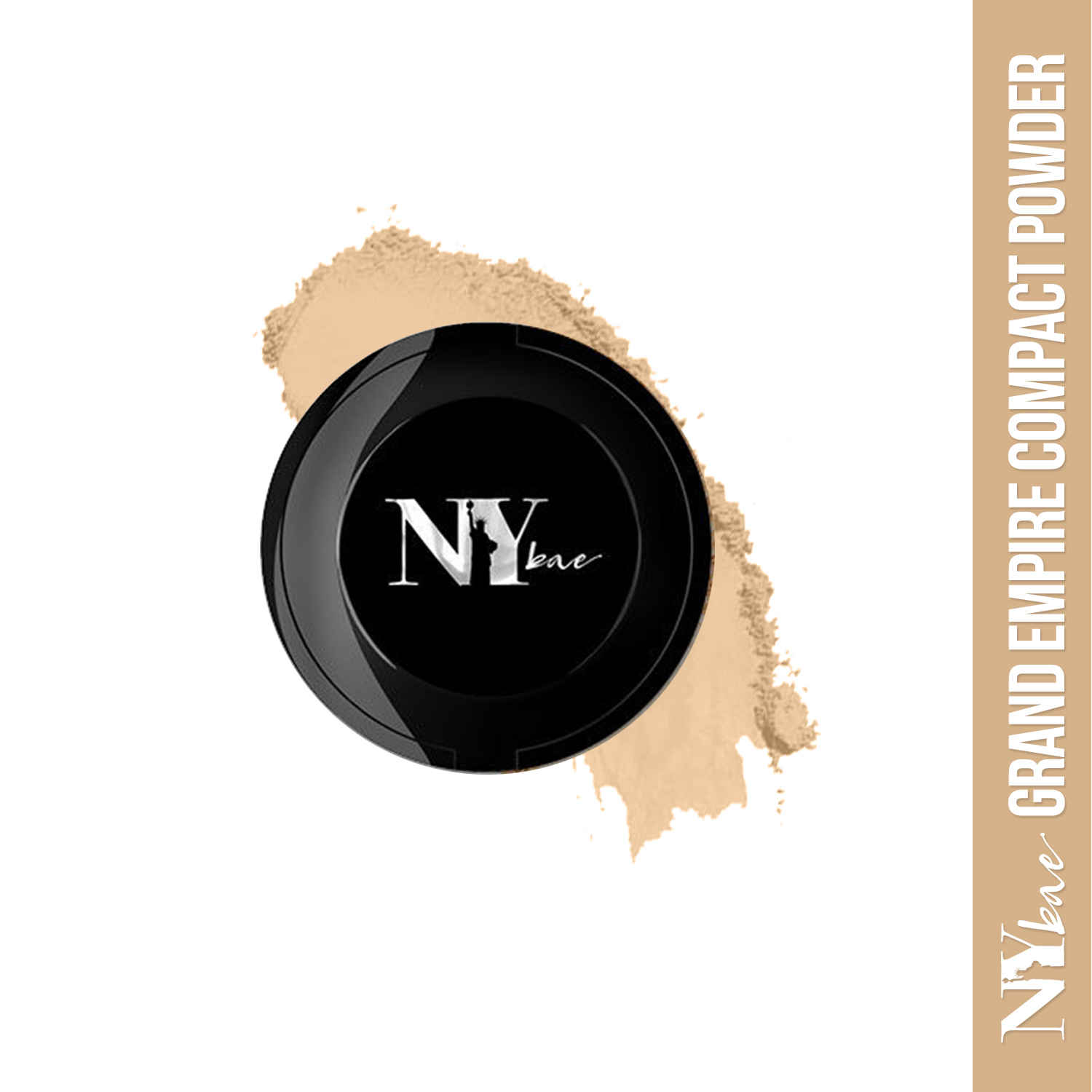 Buy NY Bae Grand Empire Compact Powder with SPF 50 - Tiana's Warm Beige Gaze 1 (9 g) - Purplle