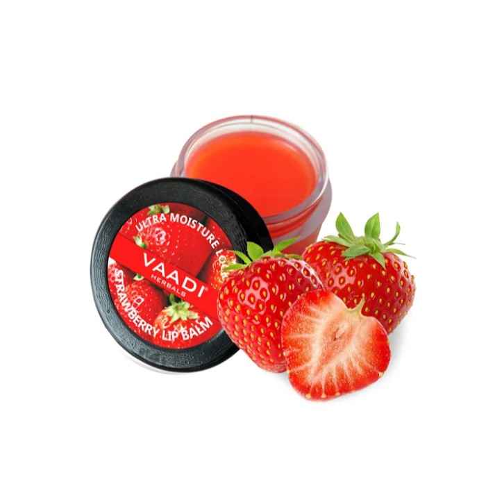 Buy Vaadi Herbals Lip Balm Strawberry (10 g) - Purplle