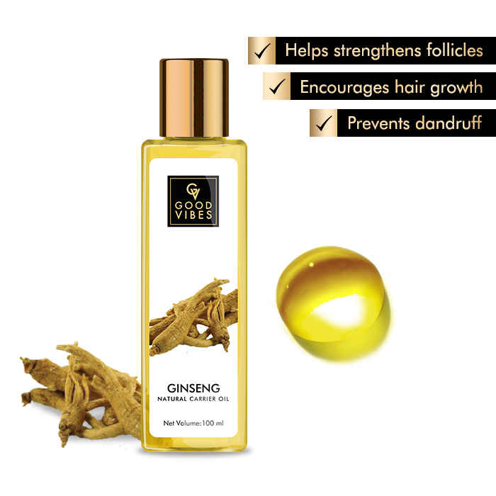 Buy Good Vibes Carrier Oil - Ginseng (100 ml) - Purplle