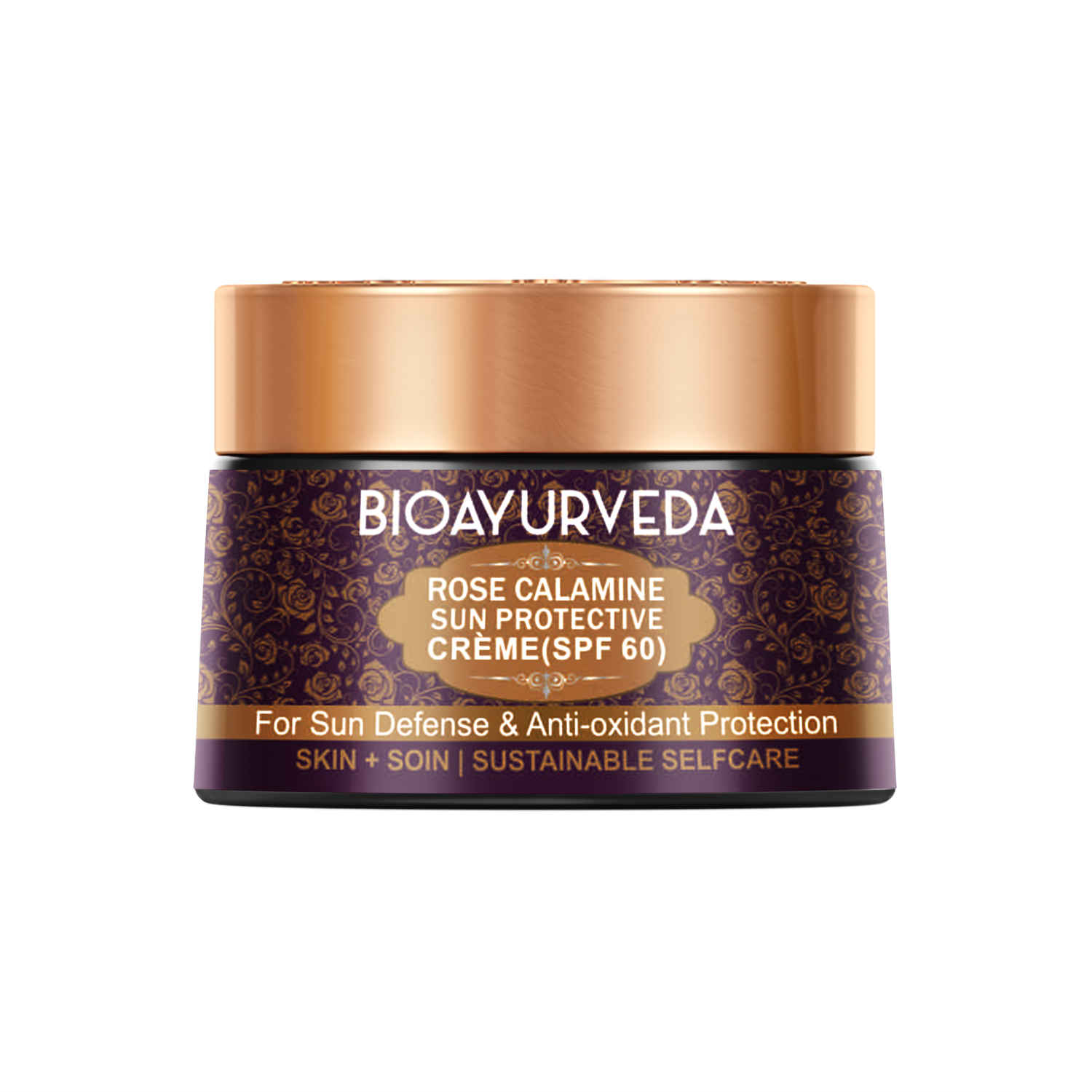 Buy Bioayurveda Rose Calamine Sun Protective Face Cream (Spf 60) (40 g) - Purplle