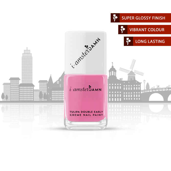 Buy I-AmsterDAMN Nail Paint, Creme, Pink, Tulipa Double Early - Smell of Tulipa Double Early (7 ml) - Purplle