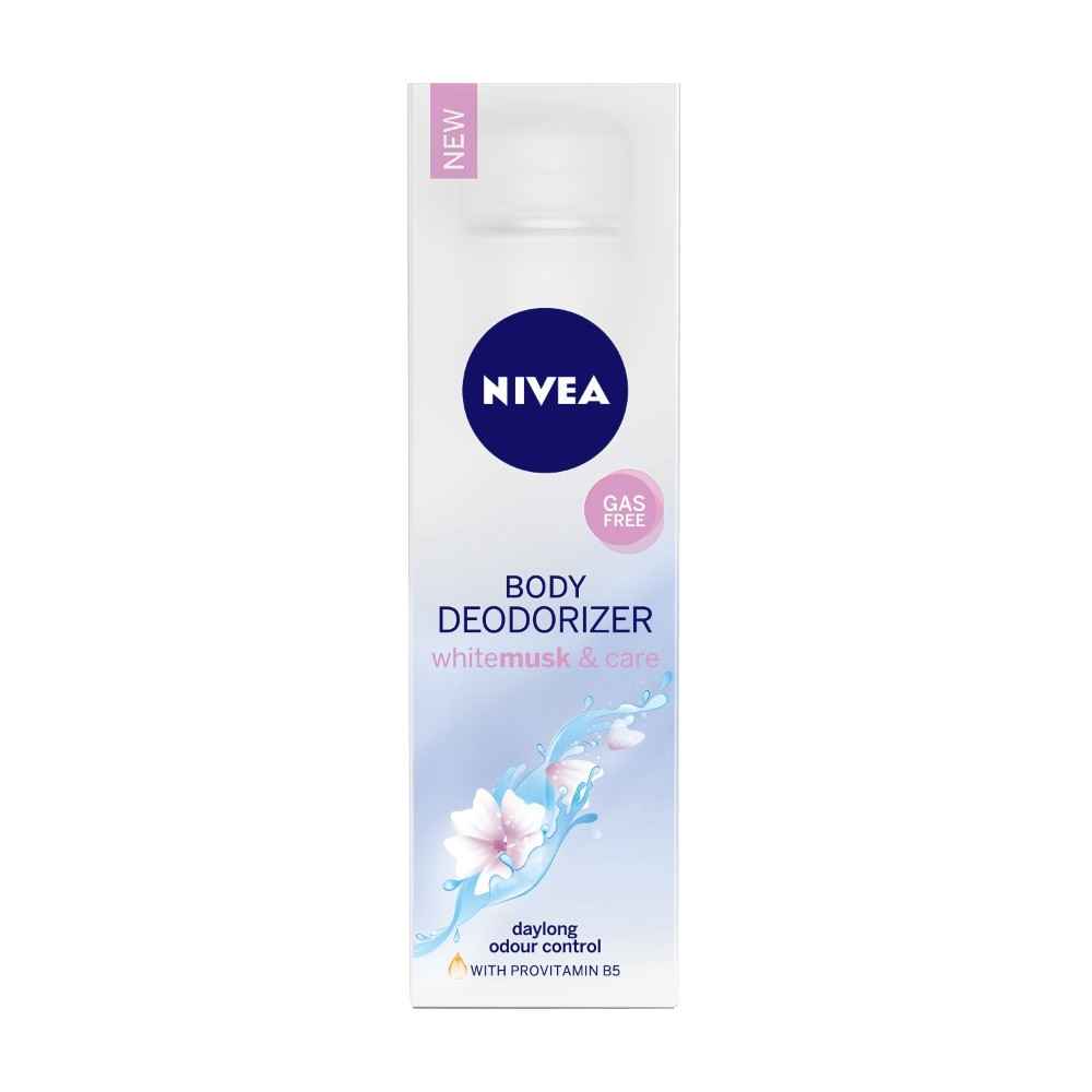 Buy Nivea Body Deodorizer White Musk and Care (120 ml) - Purplle
