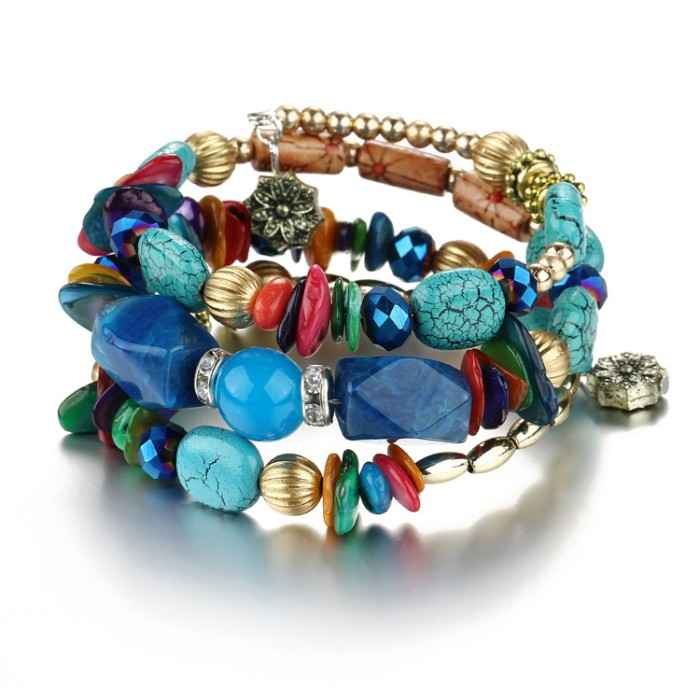 Buy Sukkhi Astonish Stone Multi Colour Bracelet For Women - BC81044 - Purplle