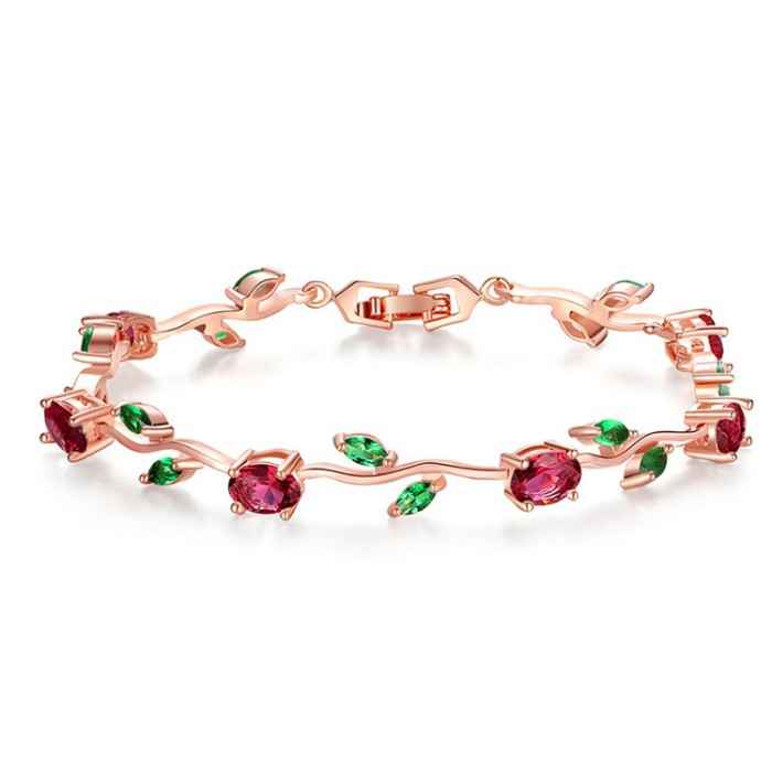 Buy Sukkhi Designer Floral Crystal Gold Plated Bracelet For Women - BC81050 - Purplle