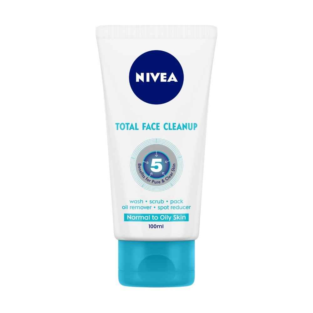 Buy Nivea Total Face Cleanup (100 ml) - Purplle