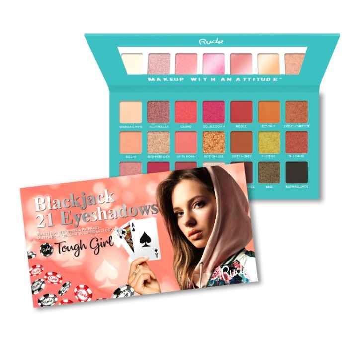 Buy Rude Cosmetics Blackjack 21 Eyeshadows - Tough Girl 21 g - Purplle